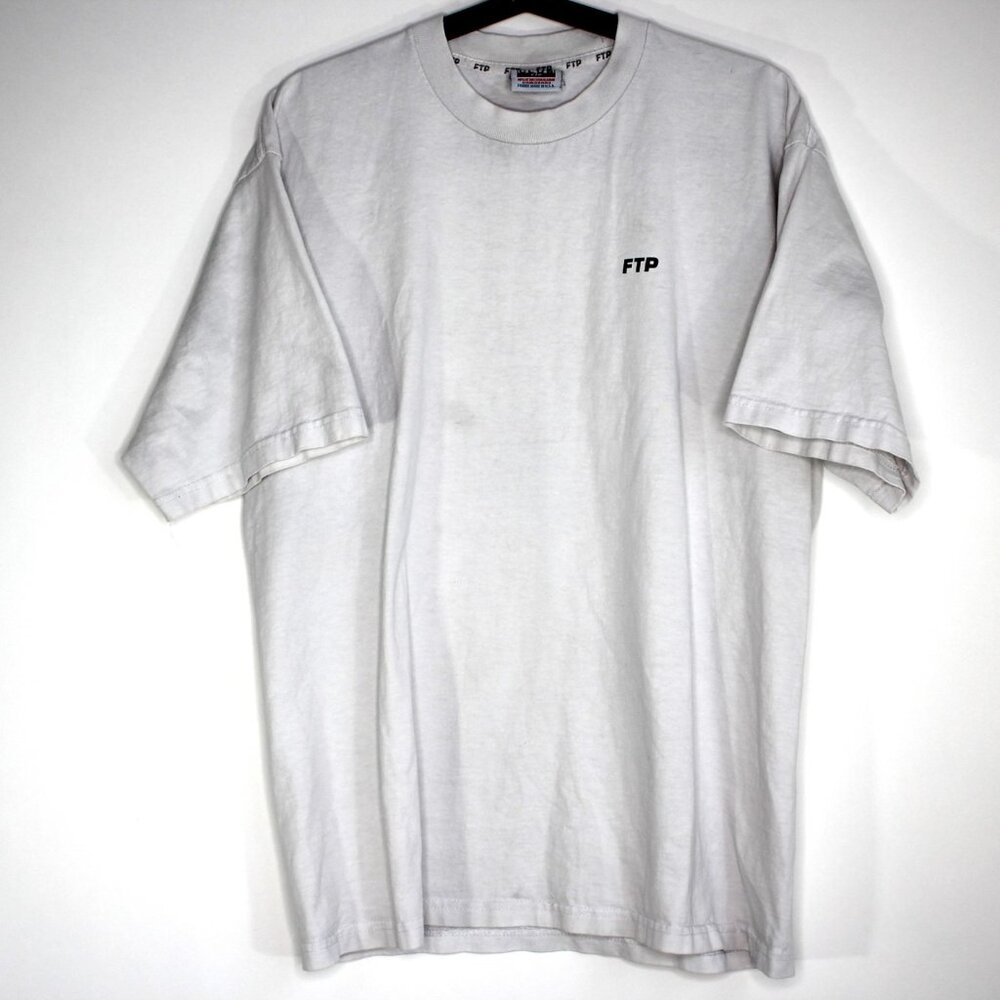 FTP Fck The Population Mens XL Pro Club Spell Out Logo T-Shirt F1334